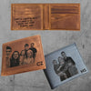 custom photo engraved wallet for men
