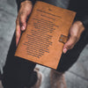 personalized handmade leather journal