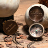 personalized working antique vintage compass for men