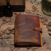 personalized leather journal with lined paper