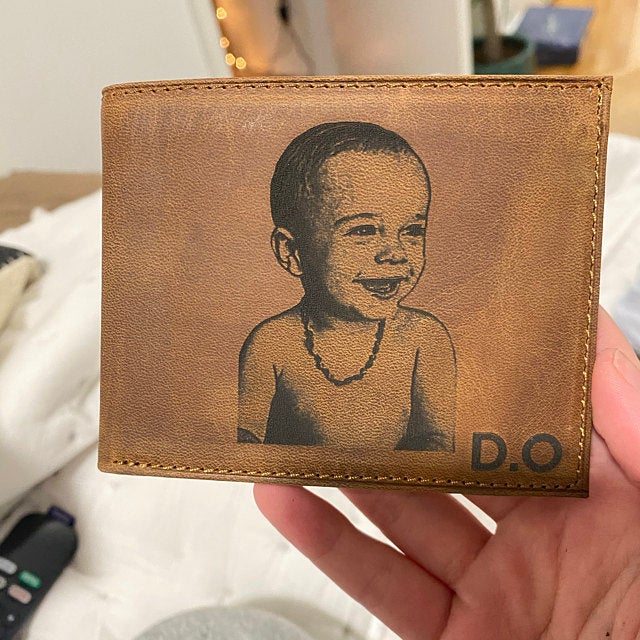 mens custom photo wallet