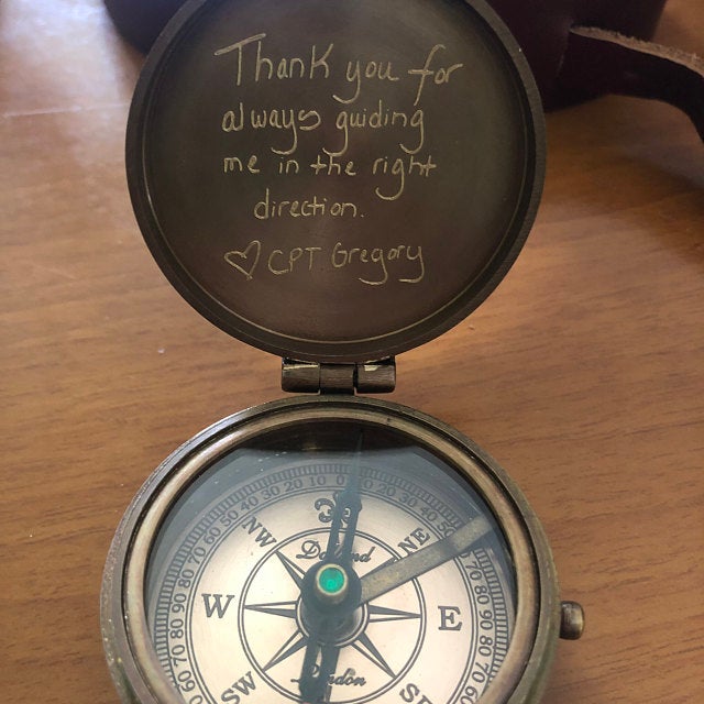 custom handwriting compass