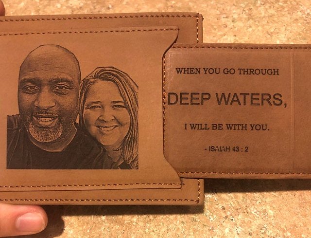 custom men's wallet
