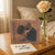 Personalized picture wallet made of genuine brown leather, custom engraved with name or initials – meaningful birthday or Valentine’s Day gift for him.