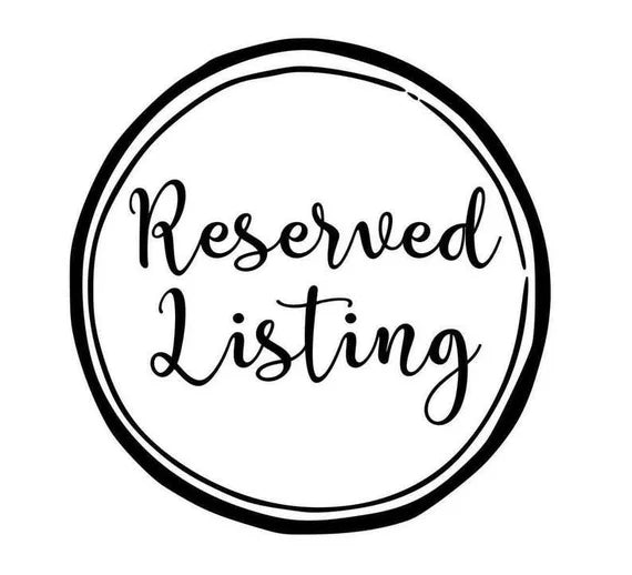 RESERVED LISTING - LEATHER POUCH